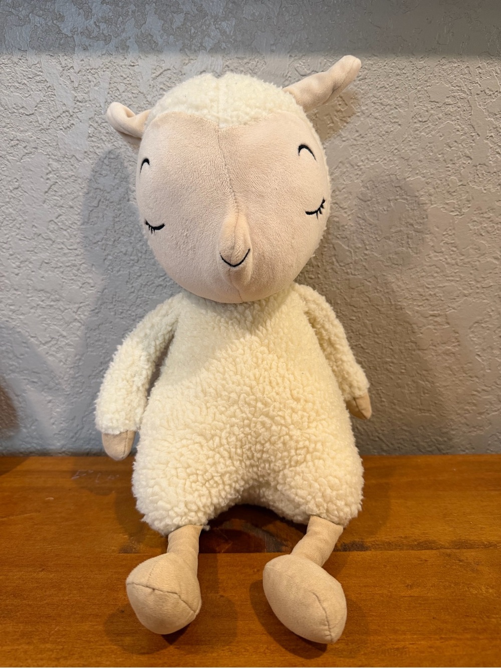 Jellycat Retired Sleepee Lamb Plush Toy 12" Cream Sheep Sleepy Cottagecore